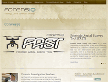 Tablet Screenshot of forensiq-inc.com